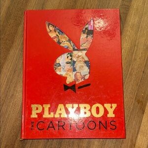 PLAYBOY The Cartoons Red and Gold Cover